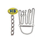 Chane d?attache pour chien avec ressort amortisseur, acier nickel - qualit pro hs dsignation : chane ...