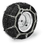 Chanes  neige pour roues de tracteur  gazon mtd 18x9 5'' 2 units