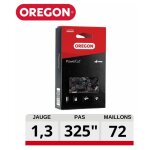 Chaine tron�onneuse professionnelle powercut 72 dents . 325 oregon 20lpx