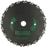 Chainsaw disc cutter grass trimmer head, 9 inch steel grass trimmer head brush cutter blade