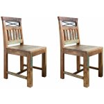 Massivmoebel24 - chaise 45x45 bois de récupération laqué multicolore set 2 nature of spirit 39 Massivmoebel24 - chaise 45x45 bois de récupération laqué multicolore set 2 nature of spirit 39