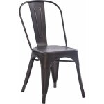 Chaise en acier stainable dans un style industriel moderne style industriel sombre Chaise en acier stainable dans un style industriel moderne style industriel sombre