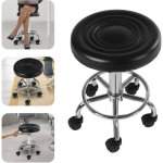 Chaise de bar pivotante et r�glable en hauteur, tabouret de bar � roulettes r�glable en hauteur, si�ge ...