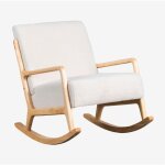 Sklum - fauteuil à bascule rembourré maylene Sklum - fauteuil à bascule rembourré maylene