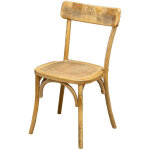 Chaise en bois de frne rustique vintage 88x55x48 thonet chaises de salle  manger de cuisine chaise ...