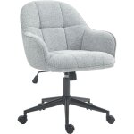Chaise de bureau design chesterfield dossier assise effet capitonne hauteur rglable pivotante mtal ...