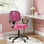 Chaise bureau enfant klihome, fauteuil de bureau, chaise ergonomique en maille respirante, dossier r�glable, ...