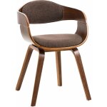 Décoshop26 - chaise de bureau sans roulettes visiteur en tissu et bois design retro et confort maximal ... Décoshop26 - chaise de bureau sans roulettes visiteur en tissu et bois design retro et confort maximal ...