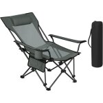 Woltu - chaise camping pliante, chaise de pche lger et portable, fauteuil pliant avec dossier rglable, ...