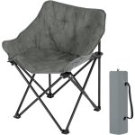 Chaise camping, tissu en daim synthtique et oxford, fauteuil pliant, chaise de pche, chaise pliante ...
