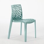 Centrale brico ? chaise de bar empilable en polypropyl�ne highmopp ? design nid d'abeille ? ergonomique ...