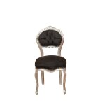 Biscottini - chaise de cuisine en bois chaise salle � manger 44x89x41 cm chaise de chambre rembourr�e ...