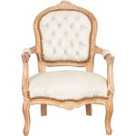 Chaise de cuisine et de salle � manger en bois pour enfants fauteuil lit rembourr� avec accoudoirs 72x50x49 ...