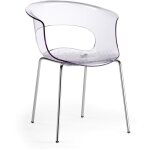Scab design - chaise design, chaise design - miss b antichock 4 legs - deco transparent en plastique