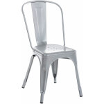 Clp ? chaise empilable en m�tal ? design industriel ? dossier haut ? largeur 44 cm ? hauteur 89 cm ? ...