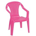 Chaise enfant rose - pour le jardin et le balcon