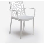 Chaise de fauteuil �quipable dans des bars et restaurants en r�sine ext�rieure internes avec un dossier ...