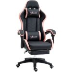 Vinsetto - chaise gaming - chaise de bureau gamer inclinable rglable repose - pieds rtractable coussins ...
