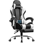Gtplayer - chaise gaming, fauteuil gamer avec massage lombaire, chaise de gaming repose - pieds rétractable, ... Gtplayer - chaise gaming, fauteuil gamer avec massage lombaire, chaise de gaming repose - pieds rétractable, ...