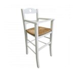 Veriaffari. it - chaise haute b�b� 708 bois blanc et assise paille