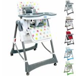 Monsieur bébé - chaise haute bébé pliable réglable hauteur dossier tablette - ptit - stella Monsieur bébé - chaise haute bébé pliable réglable hauteur dossier tablette - ptit - stella