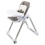 Chaise haute evolutive pliable et reglable pour bebe et enfant youpala sonora couleur - gris