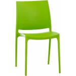 Clp - chaise de jardin empilable en polypropylne couleur : vert