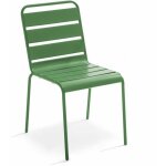 Oviala - chaise de jardin en m�tal vert cactus - palavas