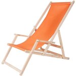 Melko - chaise longue en bois avec accoudoir chaise longue pliante chaise longue de jardin relax chaise ...