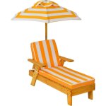 Chaise longue enfant avec parasol, transat de jardin extrieur pour bain de soleil, salon de jardin pour ...