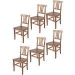 Tommychairs - set 6 chaises artemisia pour cuisine, bar et salle à manger, robuste structure en bois ... Tommychairs - set 6 chaises artemisia pour cuisine, bar et salle à manger, robuste structure en bois ...