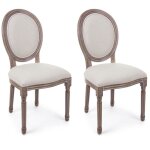 Hellin - chaise médaillon (lot de 2) - victorienne Hellin - chaise médaillon (lot de 2) - victorienne