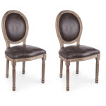 Chaise médaillon (lot de 2) - victorienne Chaise médaillon (lot de 2) - victorienne