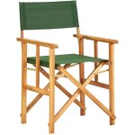 Vidaxl - chaise de metteur en scène bois massif d'acacia vert Vidaxl - chaise de metteur en scène bois massif d'acacia vert