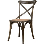 Biscottini - chaise moderne en bois 88x52x48 chaises rustiques chaise thonet vintage cuisine salle � ...