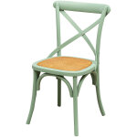 Chaise moderne en bois et rotin 88x48x42 chaise de salle  manger et de cuisine vintage chaises rustiques ...