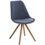 Chaise de salle � manger scandin�e en tissu �l�gant salon tissu diff�rentes couleurs couleur : bleu