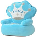 Chaise en peluche pour enfants prince bleu - vidaxl Chaise en peluche pour enfants prince bleu - vidaxl
