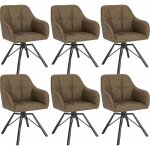 Woltu - chaise pivotante à 360°, lot de 6, chaise salle à manger scandinave, fauteuil en faux cuir vintage, ... Woltu - chaise pivotante à 360°, lot de 6, chaise salle à manger scandinave, fauteuil en faux cuir vintage, ...