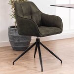 Chaise pivotante birgen - vert olive
