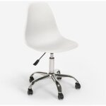 Chaise pivotante hauteur rglable bureau roulettes design wooden roll light