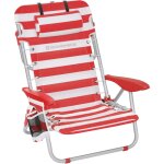 Chaise de plage, chaise camping pliante, avec bandouli�re, dossier r�glable, appui - t�te, accoudoir, ...