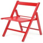 Salmar - chaise pliante en bois de h�tre rouge