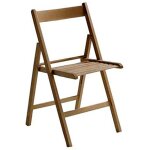 Chaise pliante de jardin en bois de hêtre noyer marron Chaise pliante de jardin en bois de hêtre noyer marron