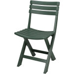 Chaise pliante en plastique 80 x 45 cm - vert fort - jardin et balcon chaise de bistrot pliante - chaise ...