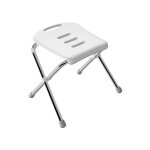 Spirella - chaise pliante rabattable de bain chrome