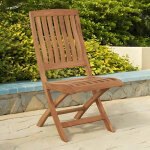 Chaise pliante en teck massif lisato Chaise pliante en teck massif lisato