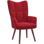 Chaise rembourrée en velours élégant diverses couleurs disponibles couleur : rouge Chaise rembourrée en velours élégant diverses couleurs disponibles couleur : rouge