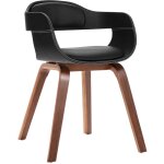 The living store chaise  manger bois courb et similicuir - chaises de salle  manger - chaise design ...