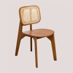 Sklum - chaise de salle � manger en bois defne